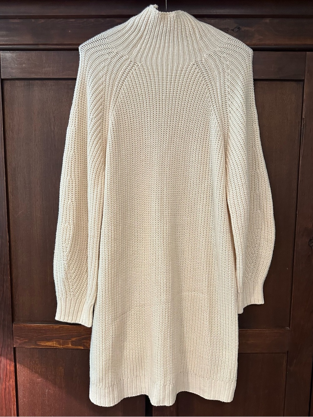 Amazon • brand new sweater dress • mock neck • cream colored - Picture 4 of 5